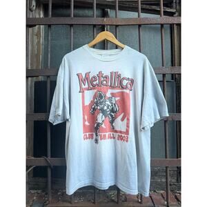 2003 Metallica “Club Them All” Tee Size 2XL